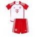 Bayern Munich Matthijs de Ligt #4 Primera Equipación Niños 2023-24 Manga Corta (+ Pantalones cortos)